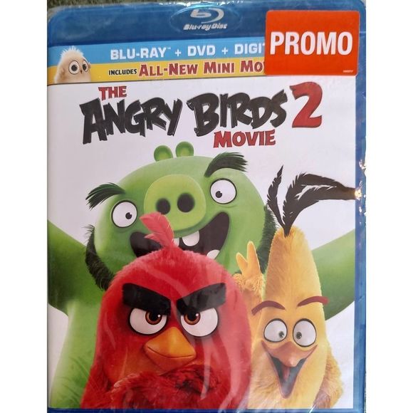 unbranded Other - 🏖️Angry Birds 2 Movie Blu-Ray and DVD
